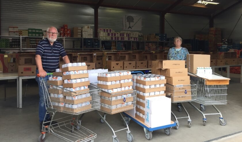 • De vierde levering aan de Voedselbank.