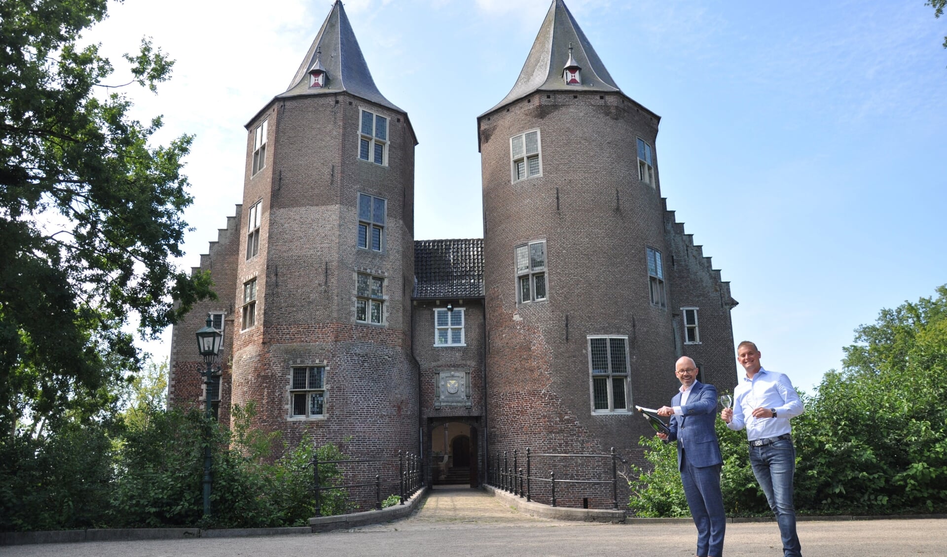 Links Klaas van Leengoed, rechts Niek van Lieverloo.