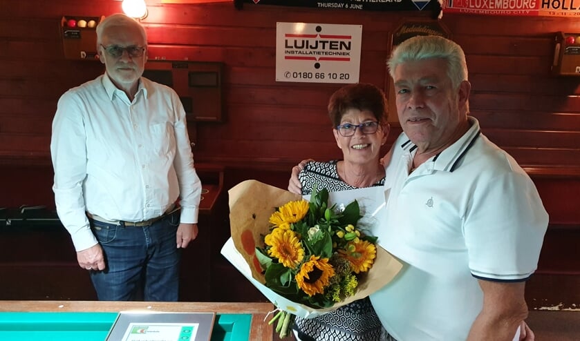 • Wim Zijderveld met zijn vrouw Ellie.
