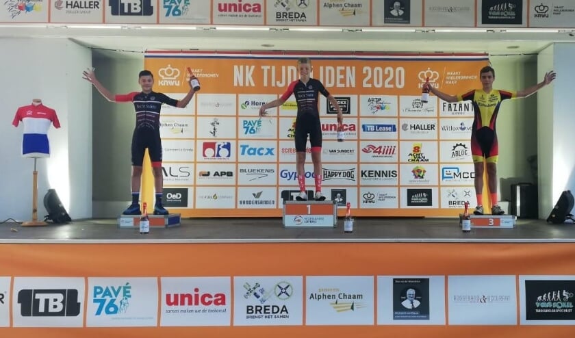 • Daan Hartog derde op NK-tijdrijden in categorie 6.