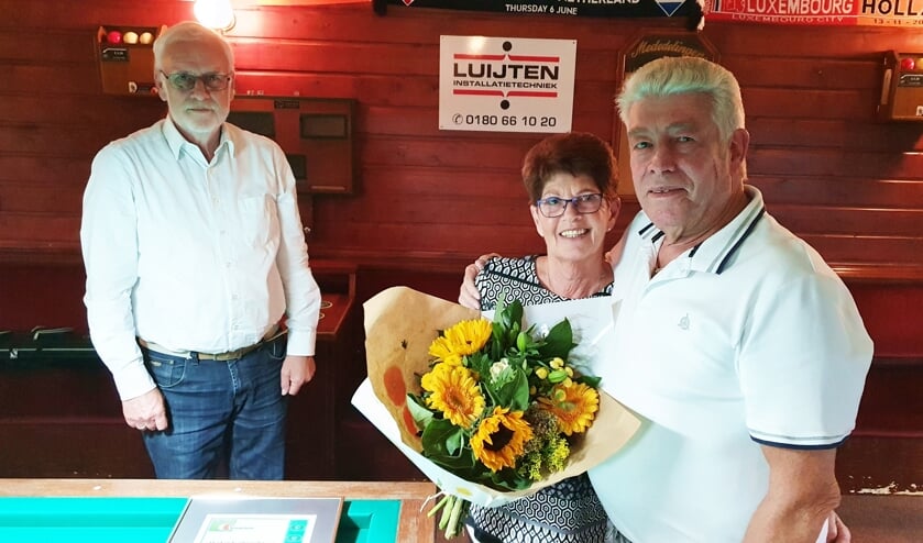 • Wim Zijderveld met zijn vrouw Ellie.