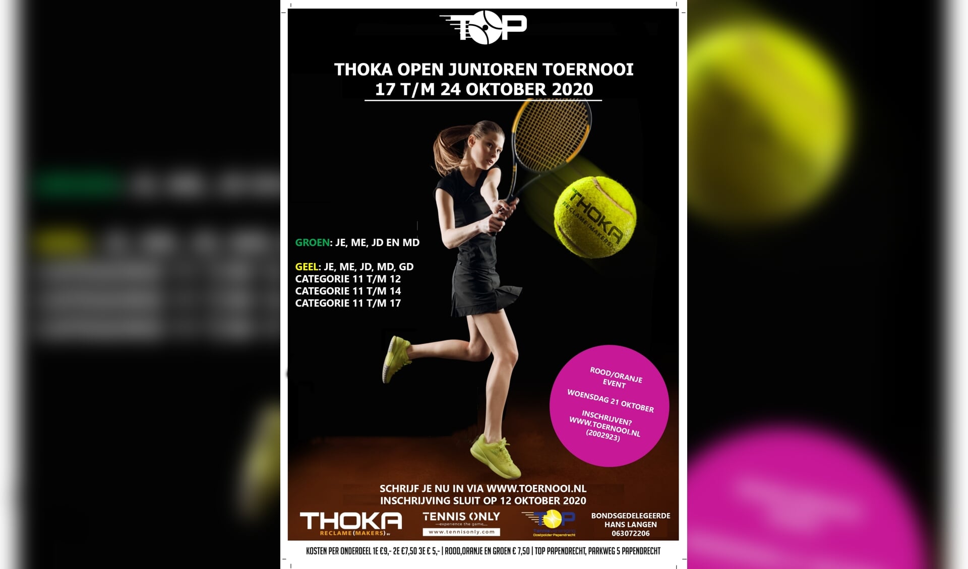 afbeelding Thoko TOP Open juniorentoernooi