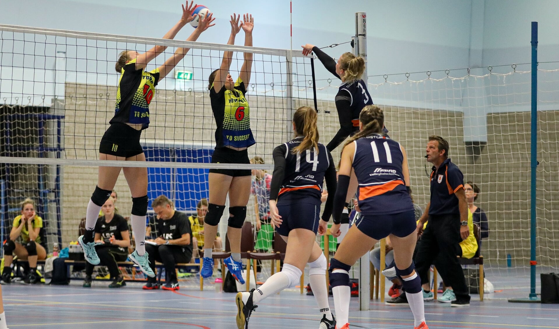 • Volley Meerkerk'95 dames 1 komt dit seizoen uit in de eerste divisie.