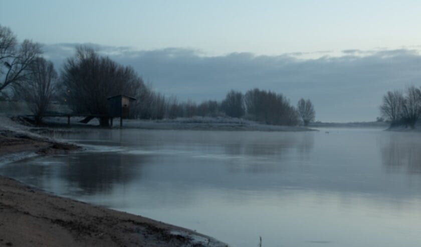 Wetland na een nachtje vorst