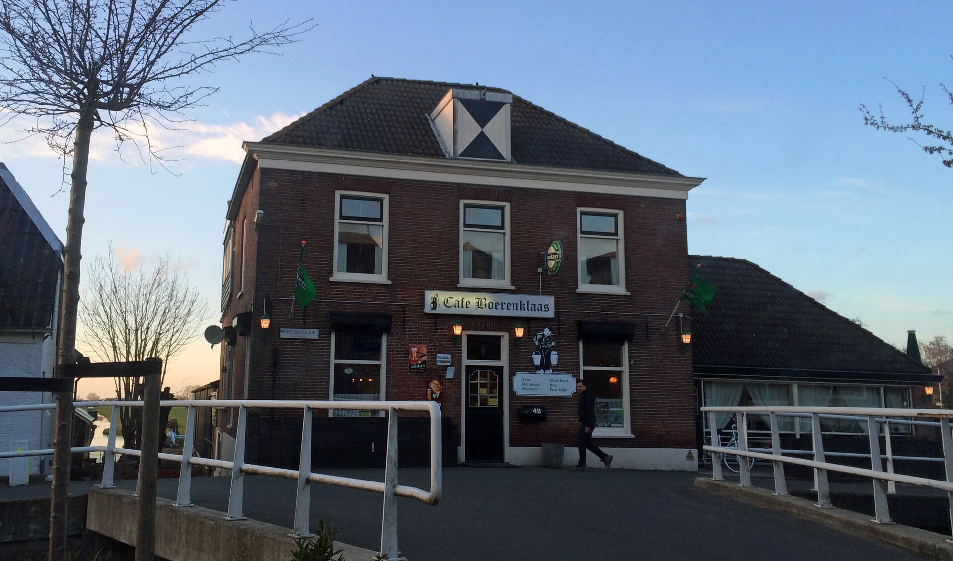 Café Boerenklaas in Brandwijk.