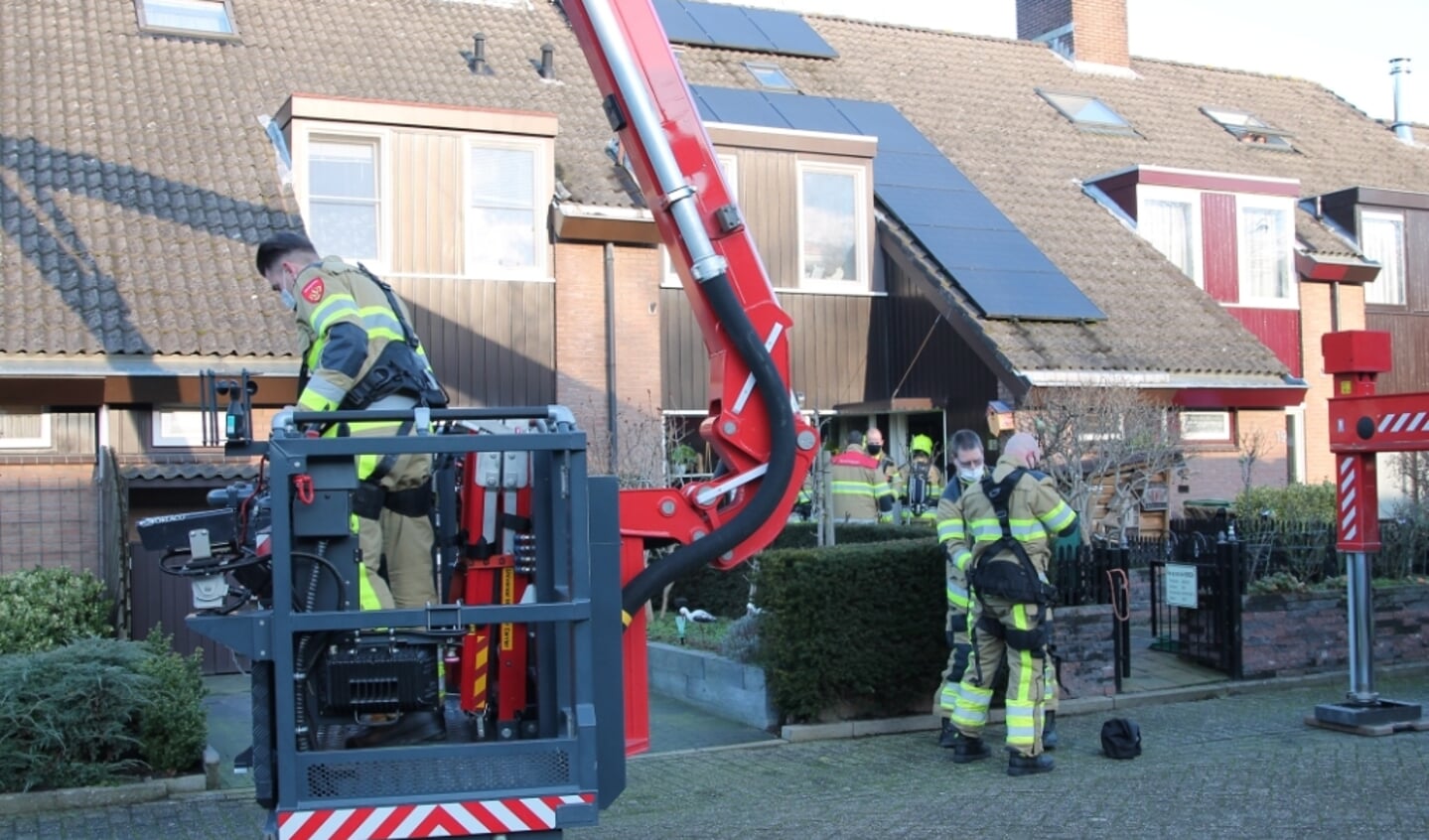 Schoorsteenbrand in Tiel