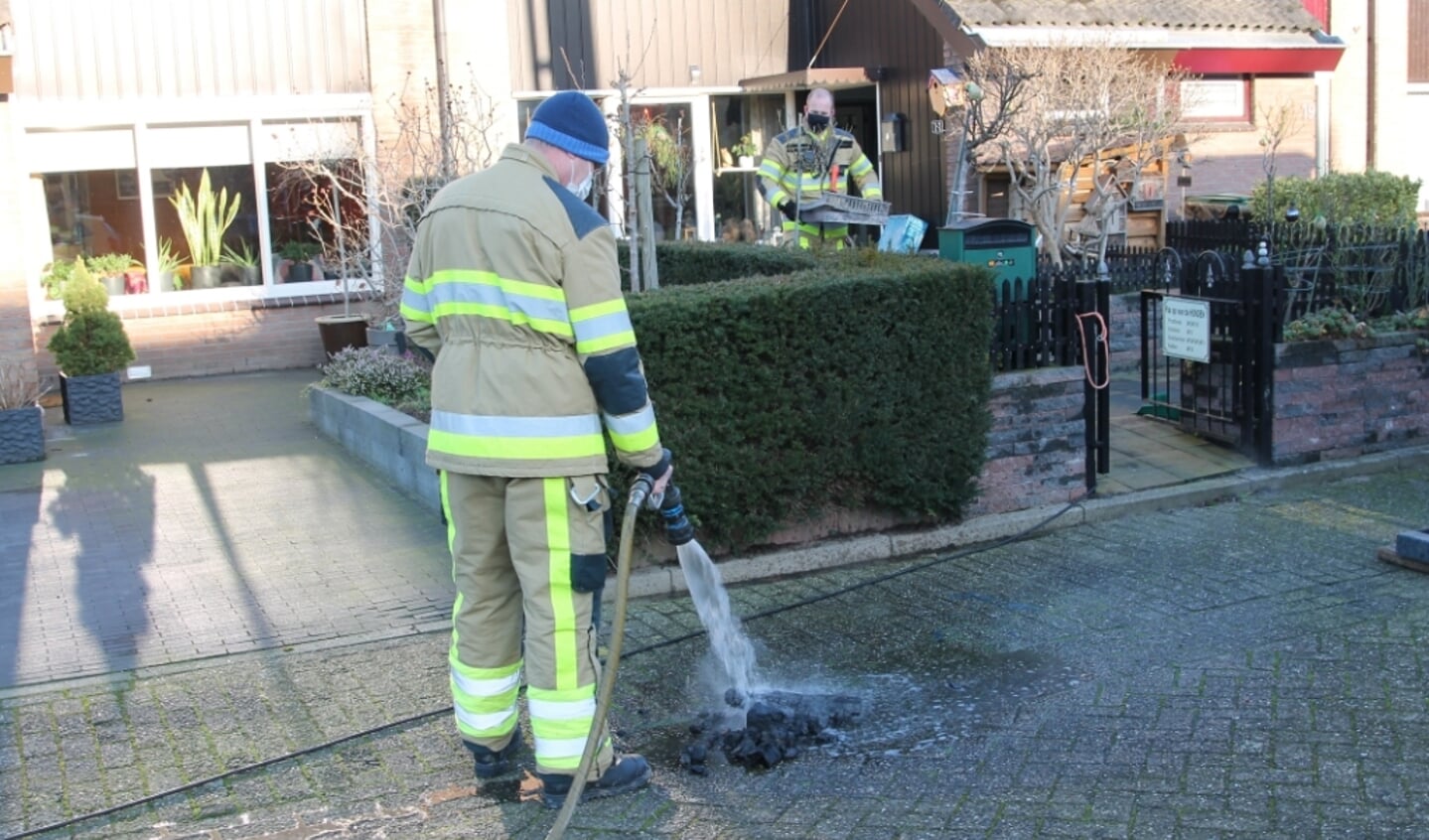 Schoorsteenbrand in Tiel