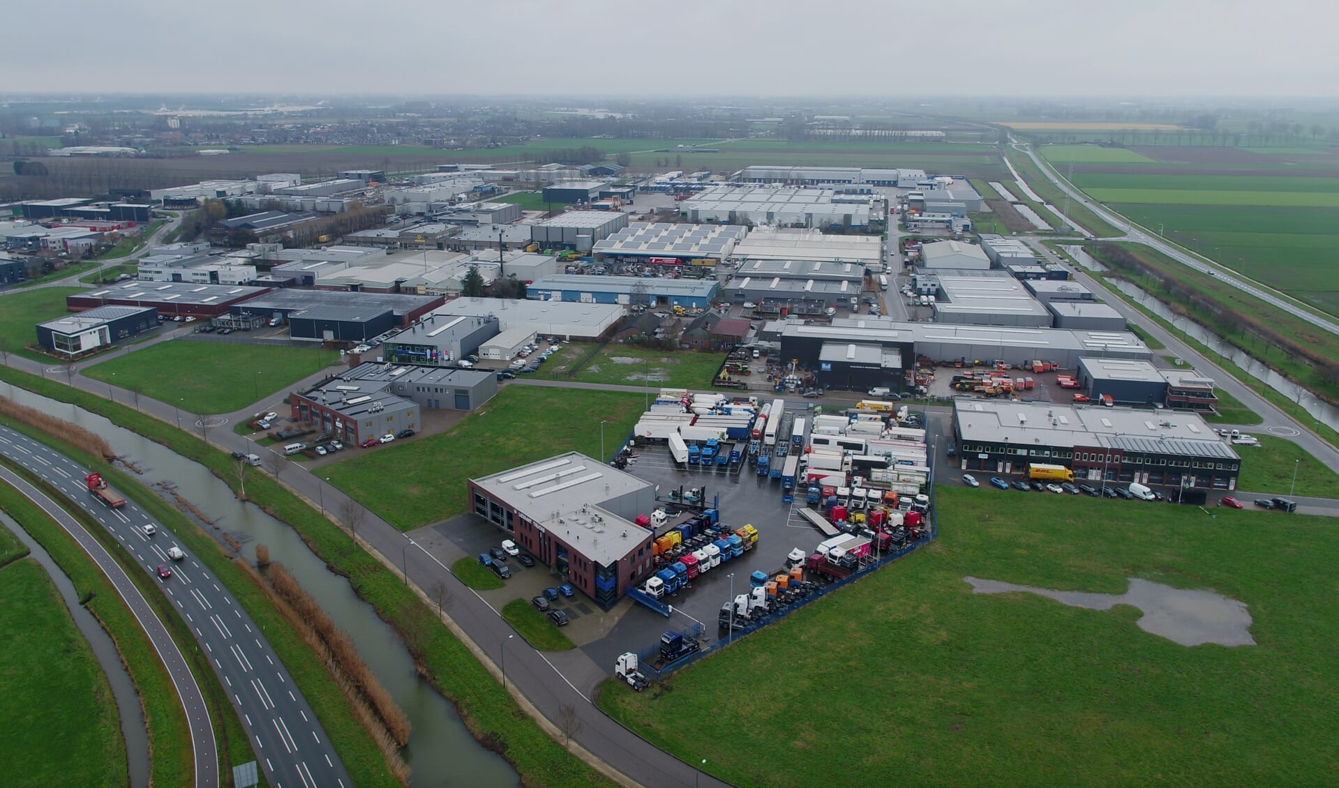 • Industrieterrein De Rietdijk in Giessen.