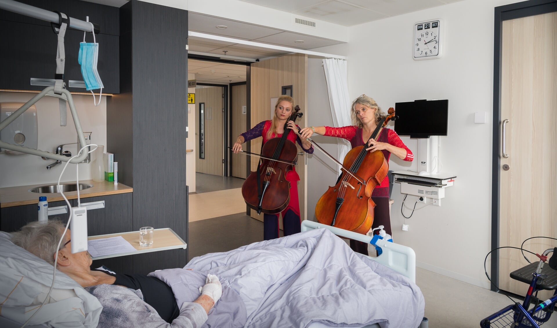 • Muziek aan Bed in het IJsselland Ziekenhuis.