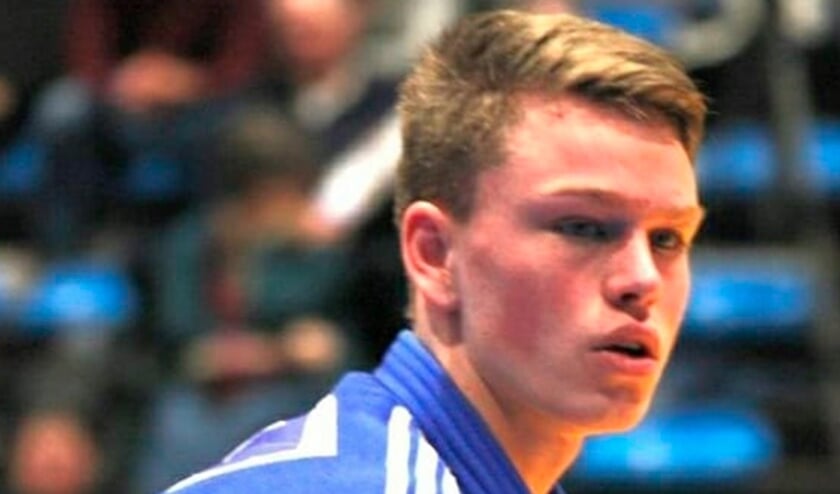 <p>Tycho Muhlack, Nederlands kampioen judo -73 kilogram.</p>