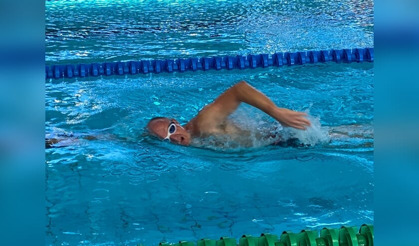 <p>Richard Tiemstra in actie.</p>
