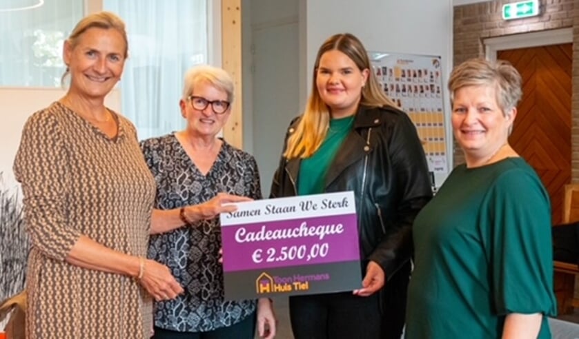 <p>De cheque werd donderdag aangeboden.</p>
