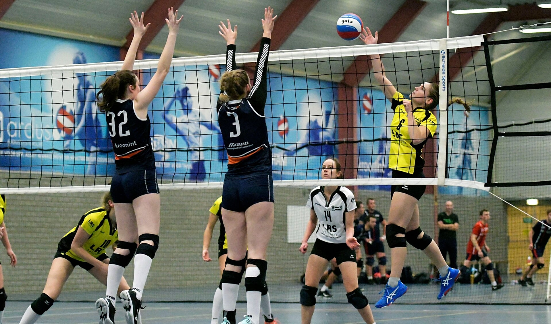 • Vier punten voor Volley Meerkerk in Dordrecht.
