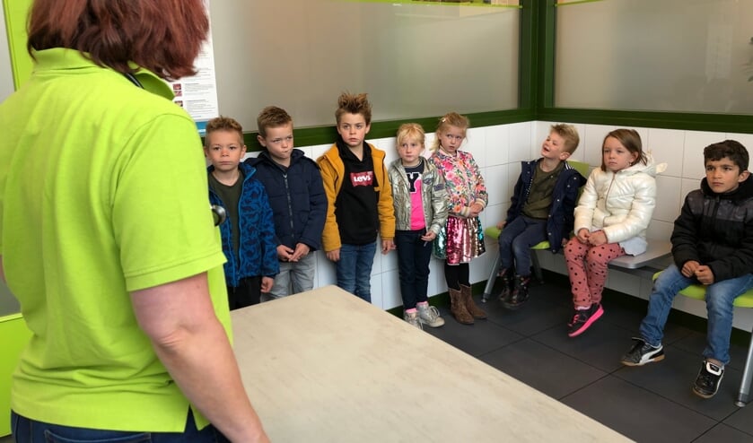 Ontvangst in de wachtkamer. Spannend!