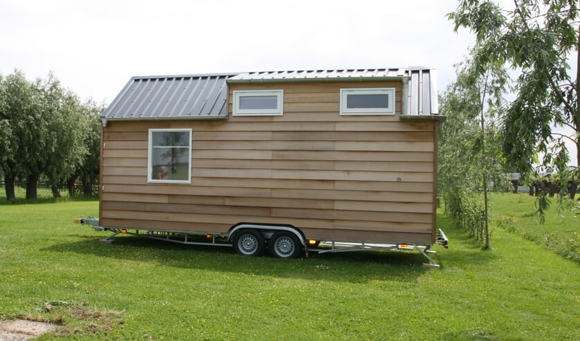 • Het tiny house van Esther Schot.