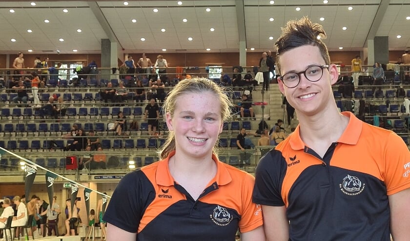 <p>V.l.n.r. Tess Vonk en Lars de Kooter.</p>