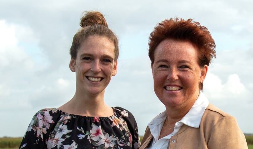 • Lisette Verlegh en Sylvia Mourits.