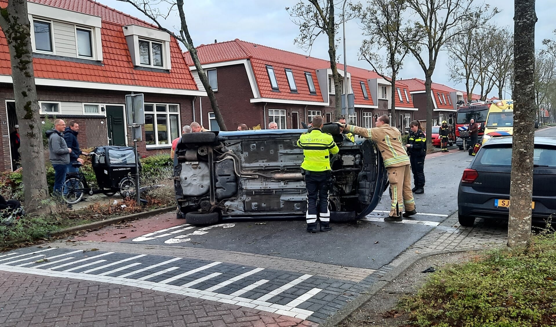 • De situatie na het ongeval.