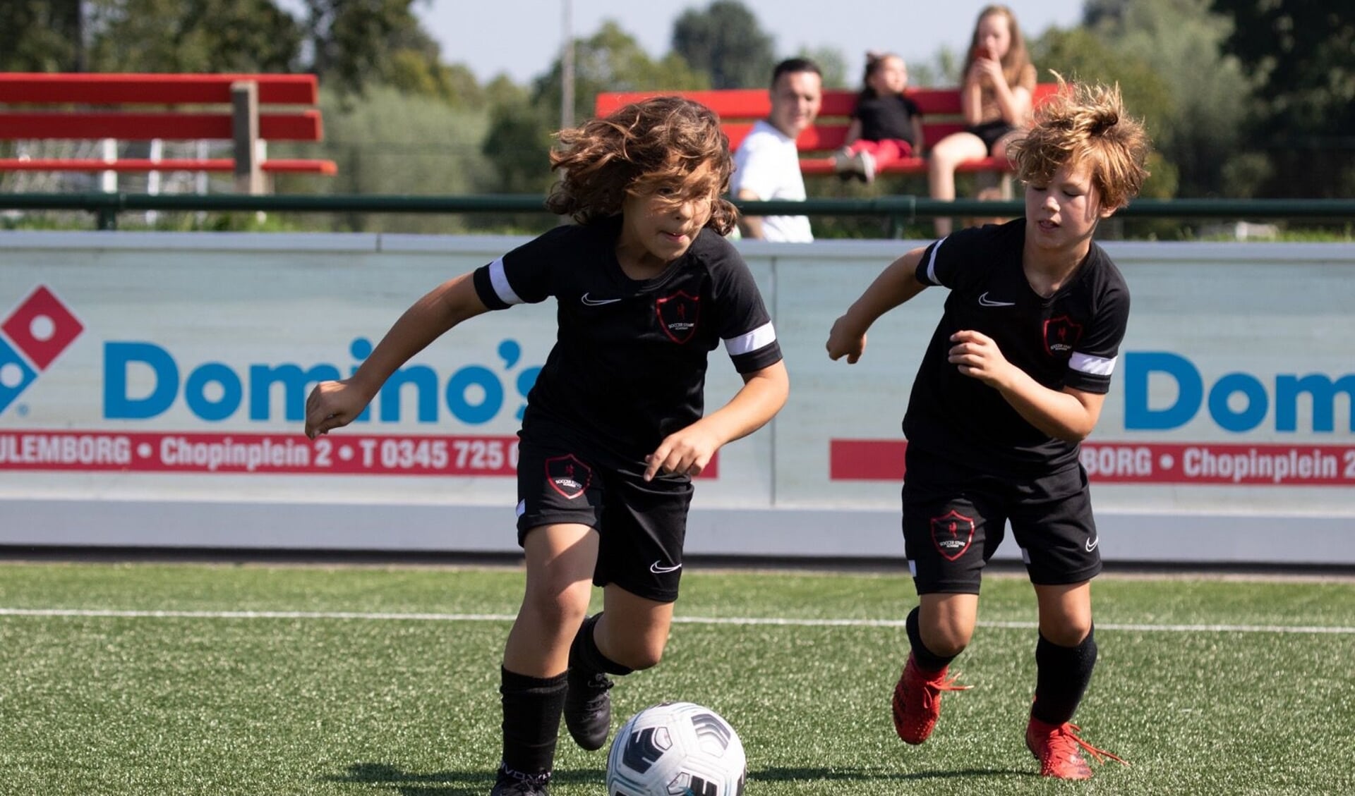 Spelers van de Soccer Stars Academy