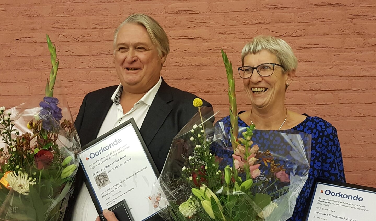 • Arie van Noordenne en Jeanette Groen.