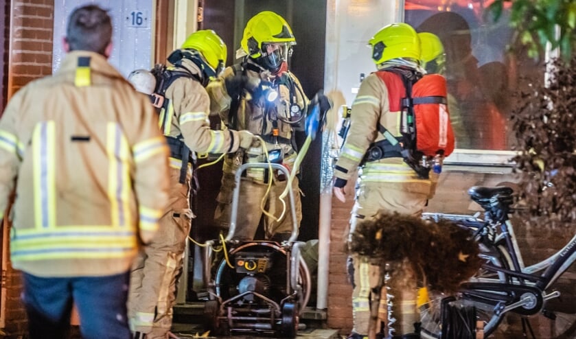 • De brandweer was snel ter plaatse.
