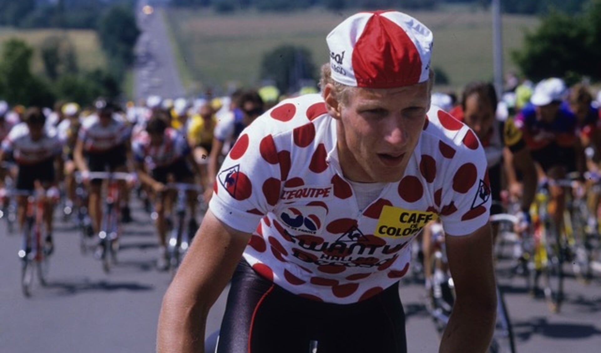 Hoogvliet - wielrennen - cycling - cyclisme - radsport - archive - stock - archief  - Maarten Ducrot  - fotoCor Vos ©1984