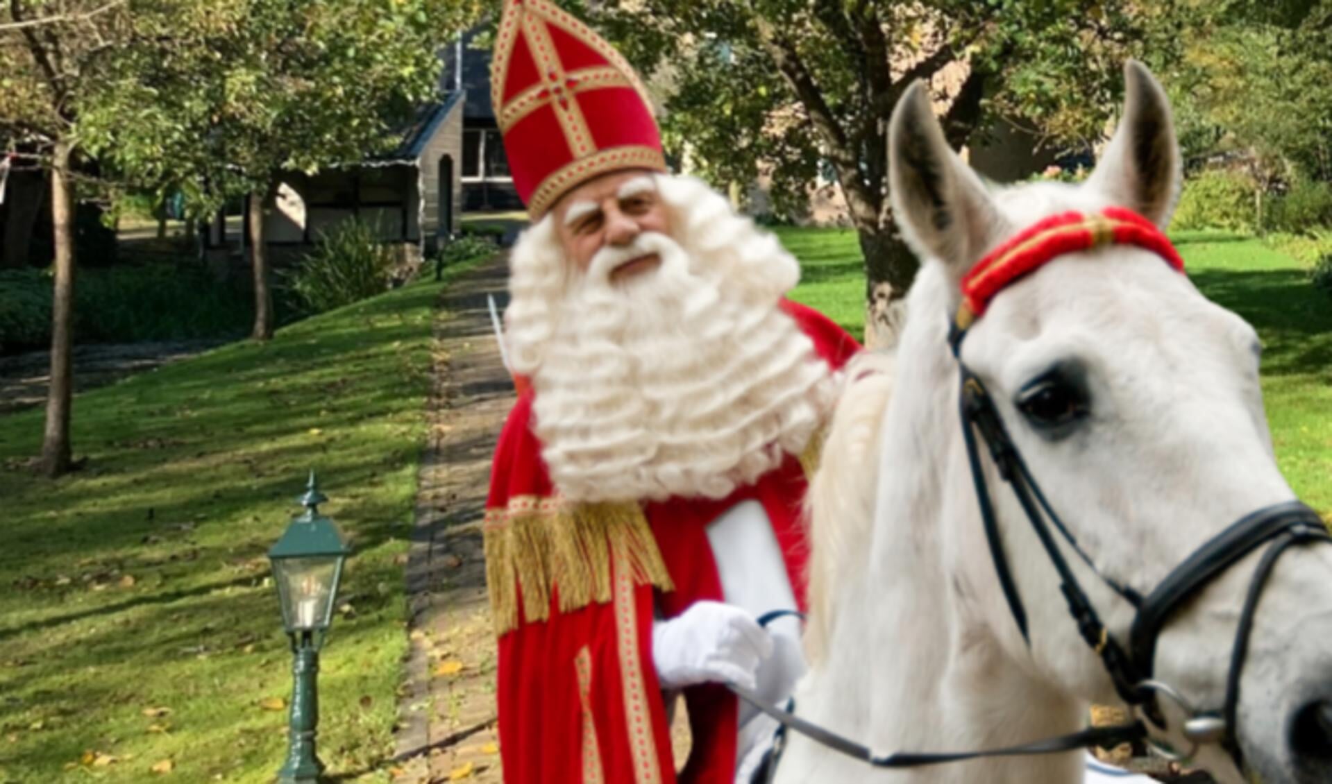 Sinterklaas komt naar het Streekmuseum Krimpenerwaard.