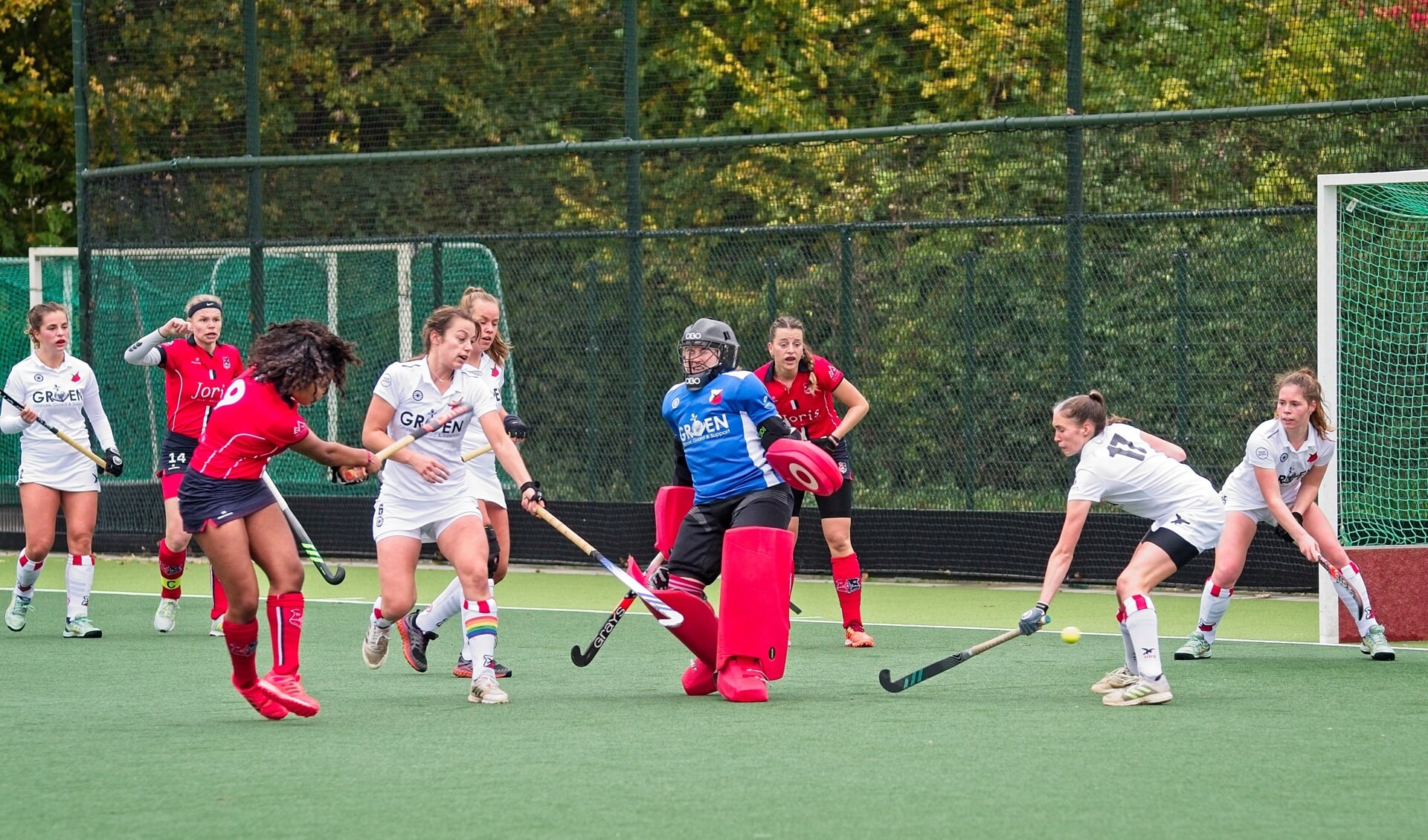 De 1-1 van IJsseloever Dames 1 in de met 3-2 gewonnen wedstrijd tegen Craeyenhout D1 