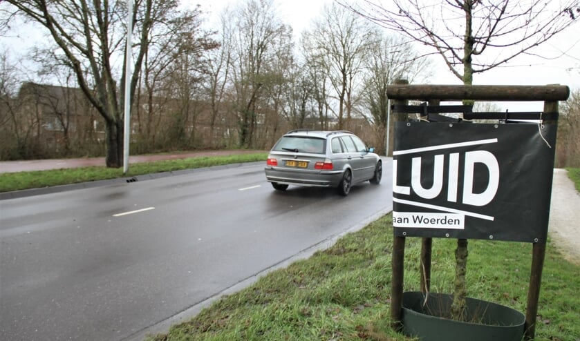 <p>• Spandoek langs de Hollandbaan in Woerden.</p>