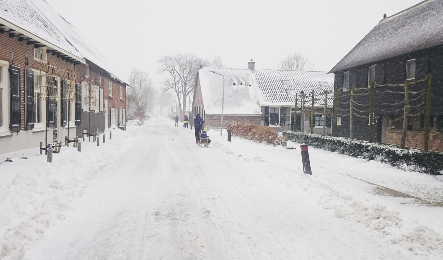 • Winter in Leerbroek.