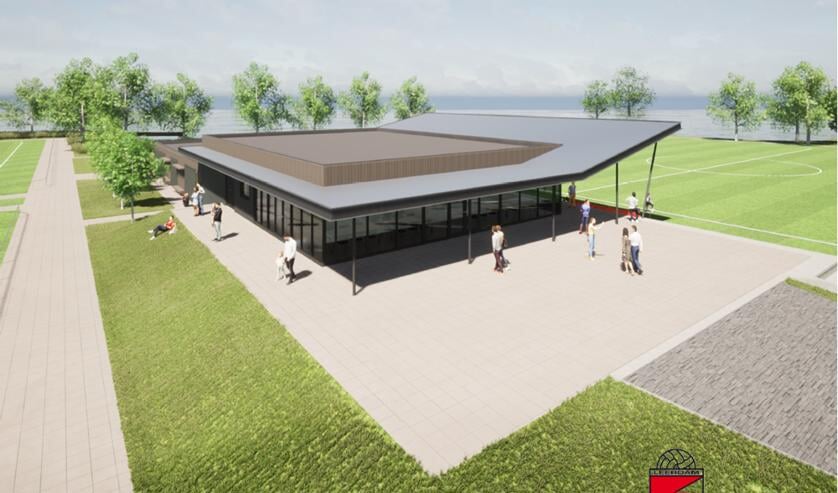 • Het nieuwe clubgebouw van Leerdam Sport'55.