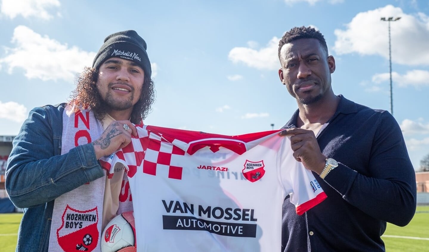 • Kozakken Boys-trainer Rick Adjei is blij met de komst van Yordi Teijsse.
