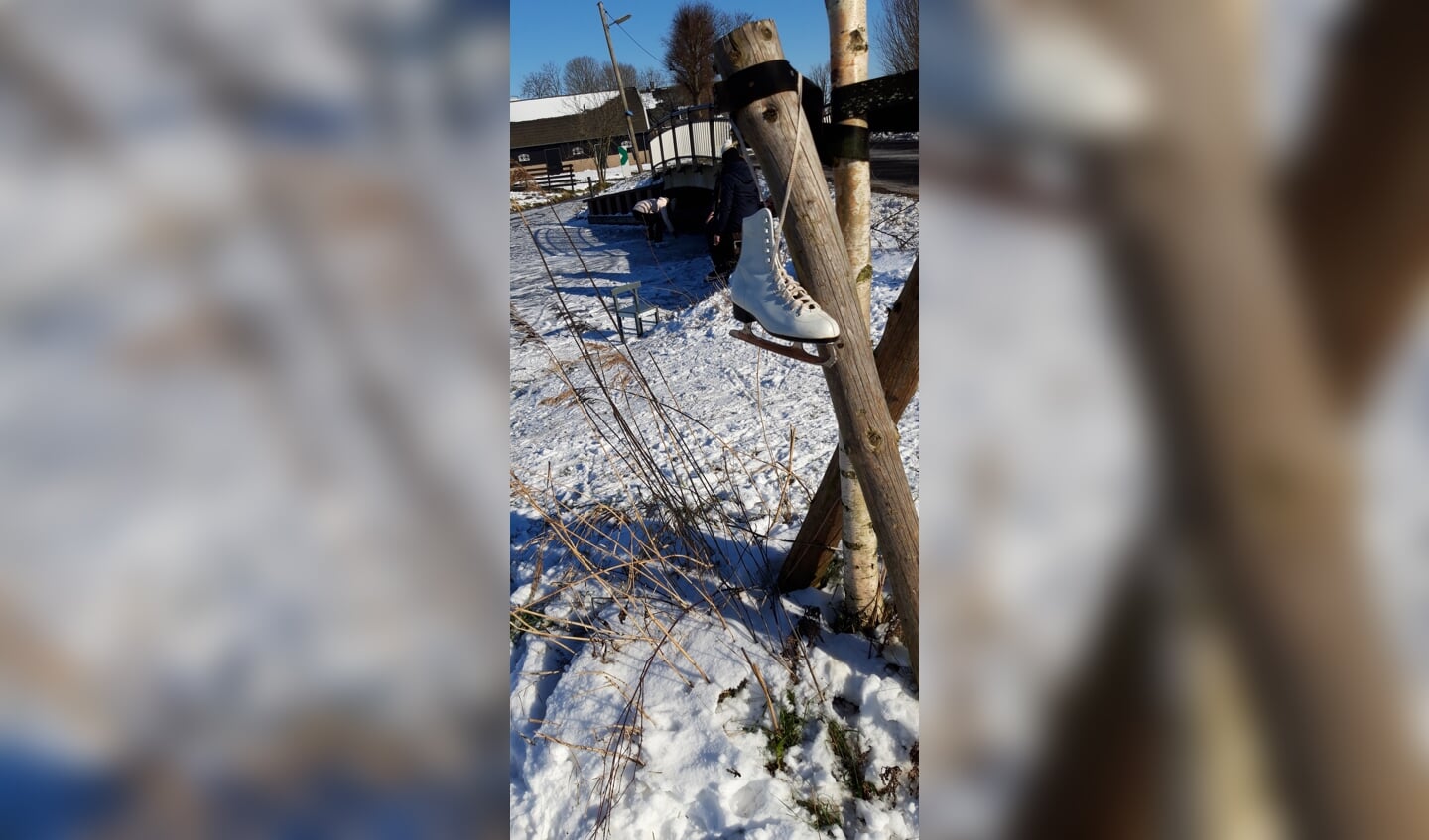 • Deze schaats is op zaterdag gevonden aan de Molenvliet (Berkenwoude/Ouderkerk). Hij is door de vinder aan de wilg gehangen. 