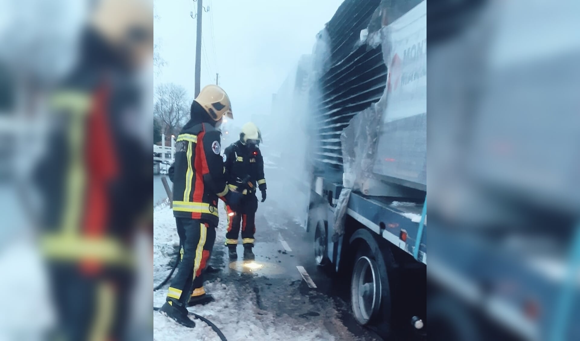 • Brandweer Schoonhoven in actie.