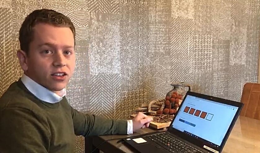 • Landelijk SGP-jongerenvoorzitter Arie Rijneveld vulde als eerste de barometer in.