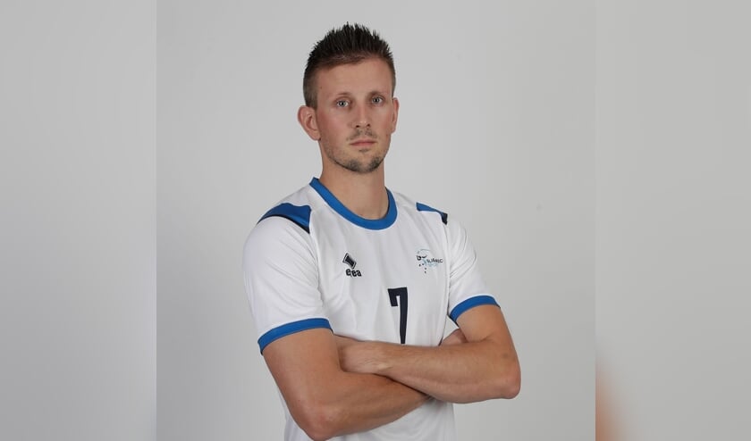 • Wessel Anker als volleyballer.