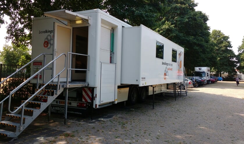 • Het mobiele borstonderzoekscentrum.