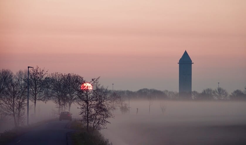 Watertoren van Meerkerk in een sprookjesachtige wereld