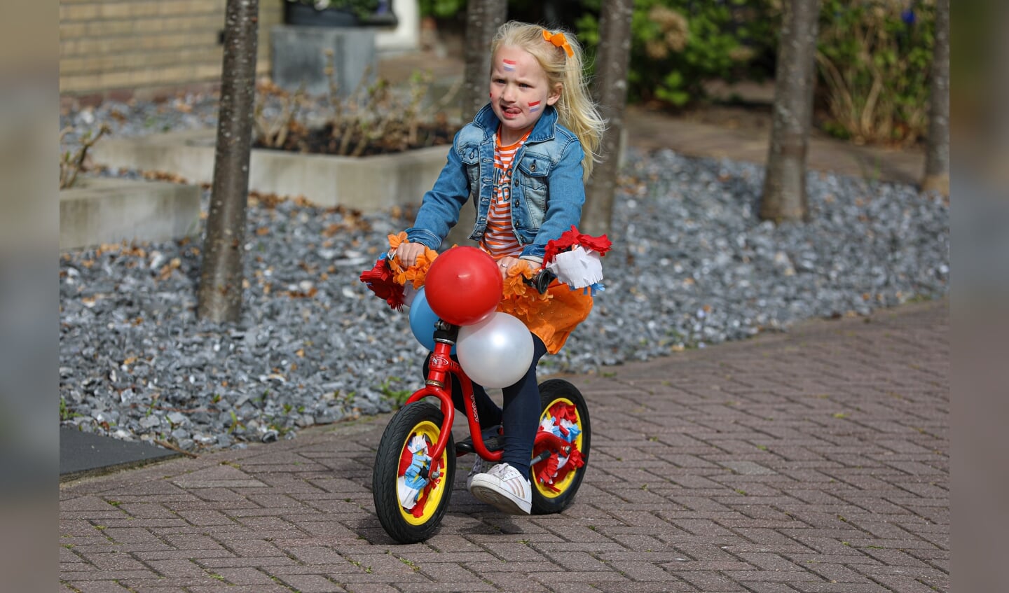 • Versierde fietsen in Giessen-Oudekerk.