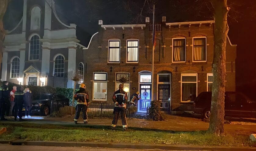 • De woning aan de Grote Haven waar de explosie plaatsvond.
