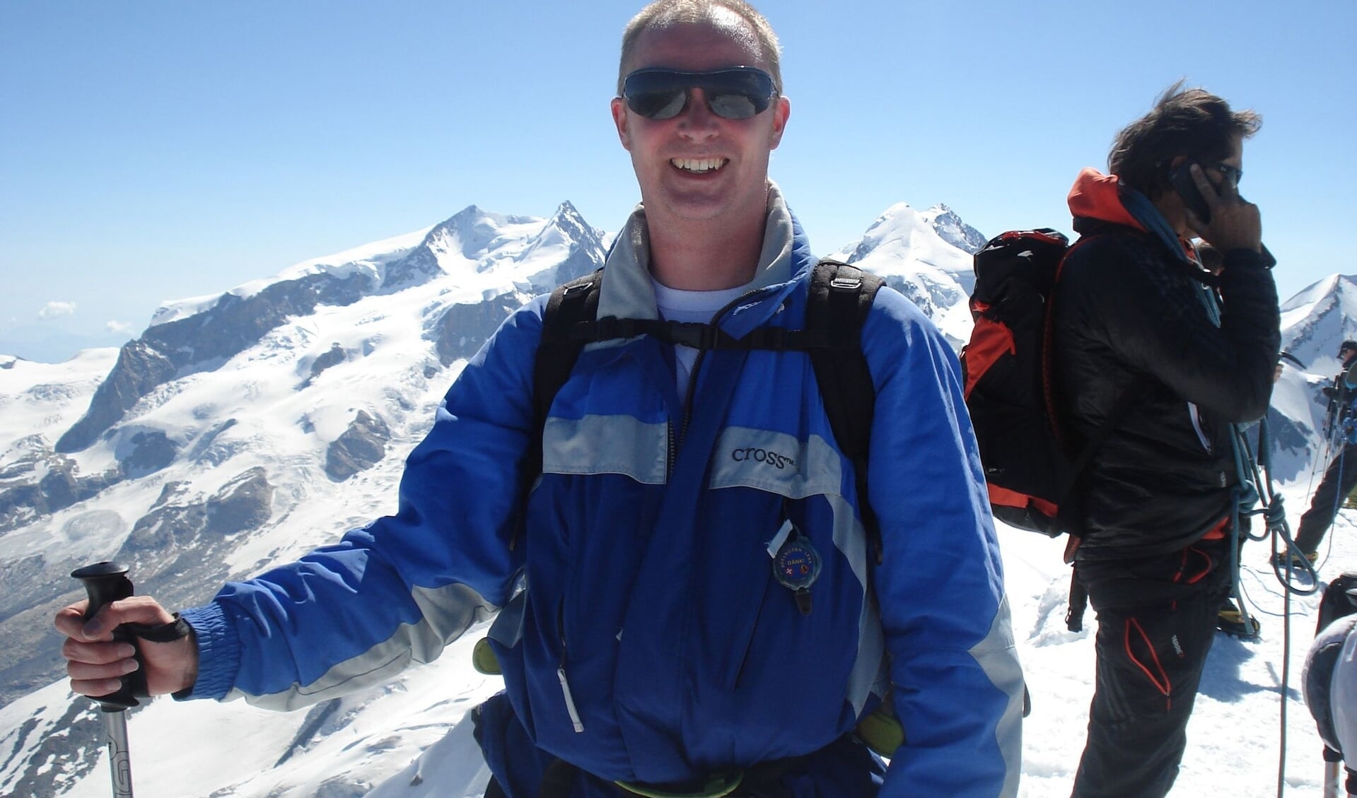• Andries Kraaijeveld beklimt de Mont Blanc voor de Hartstichting.