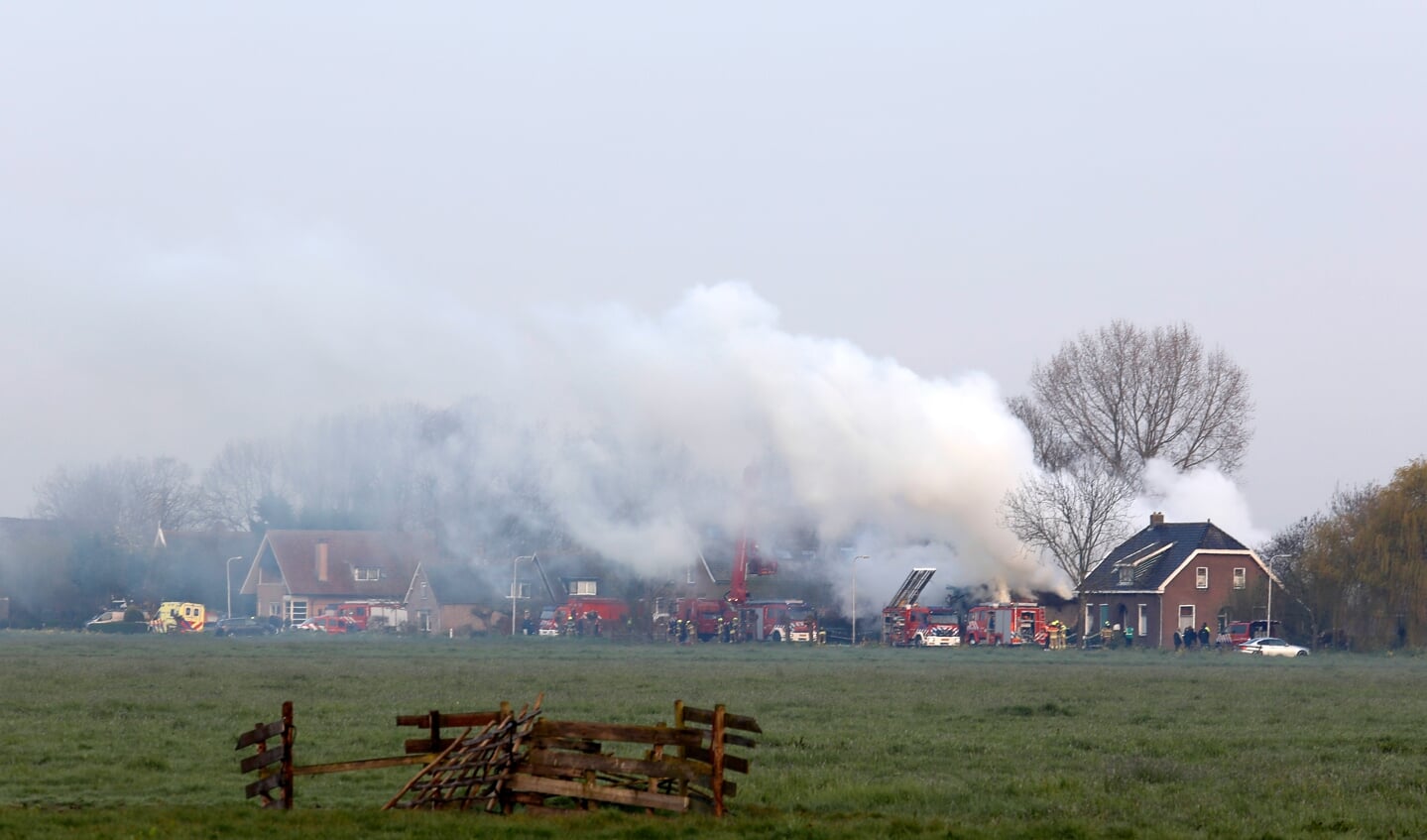 • Brand in boerderij Brandwijksedijk.