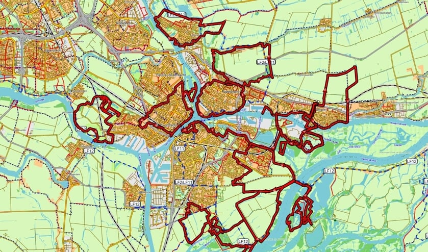 • De wandelroutes uit het boek.