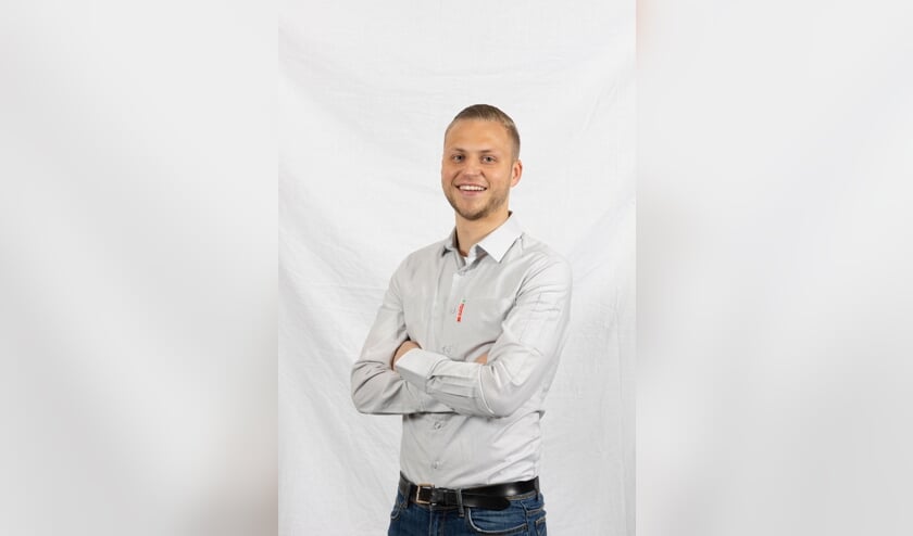 <p>Fabian van Horssen van supermarkt Spar in Genderen.</p>
