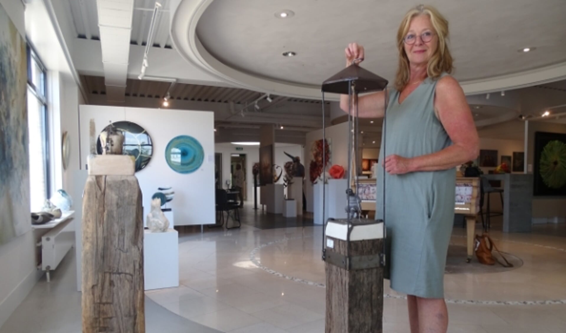 Marja Verkerk uit Oudewater exposeert tijdens de zomerexpositie haar keramiek