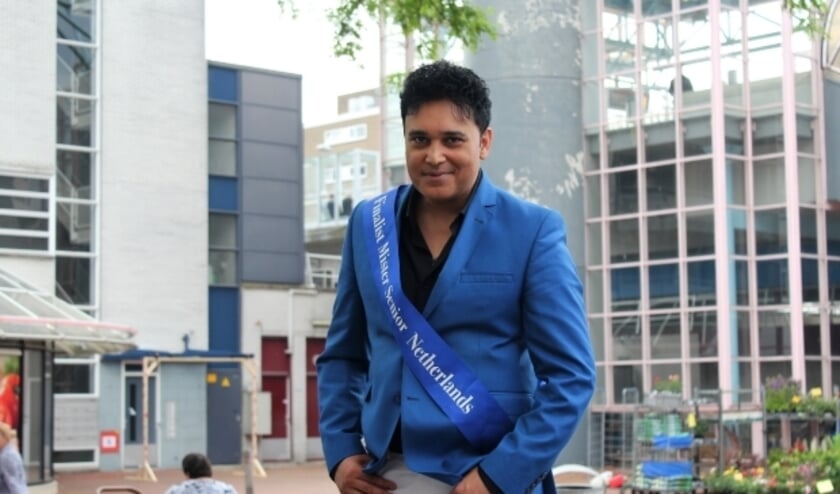 <p>Ryan Haripersad is finalist van 'Mister Senior Netherlands'.</p>