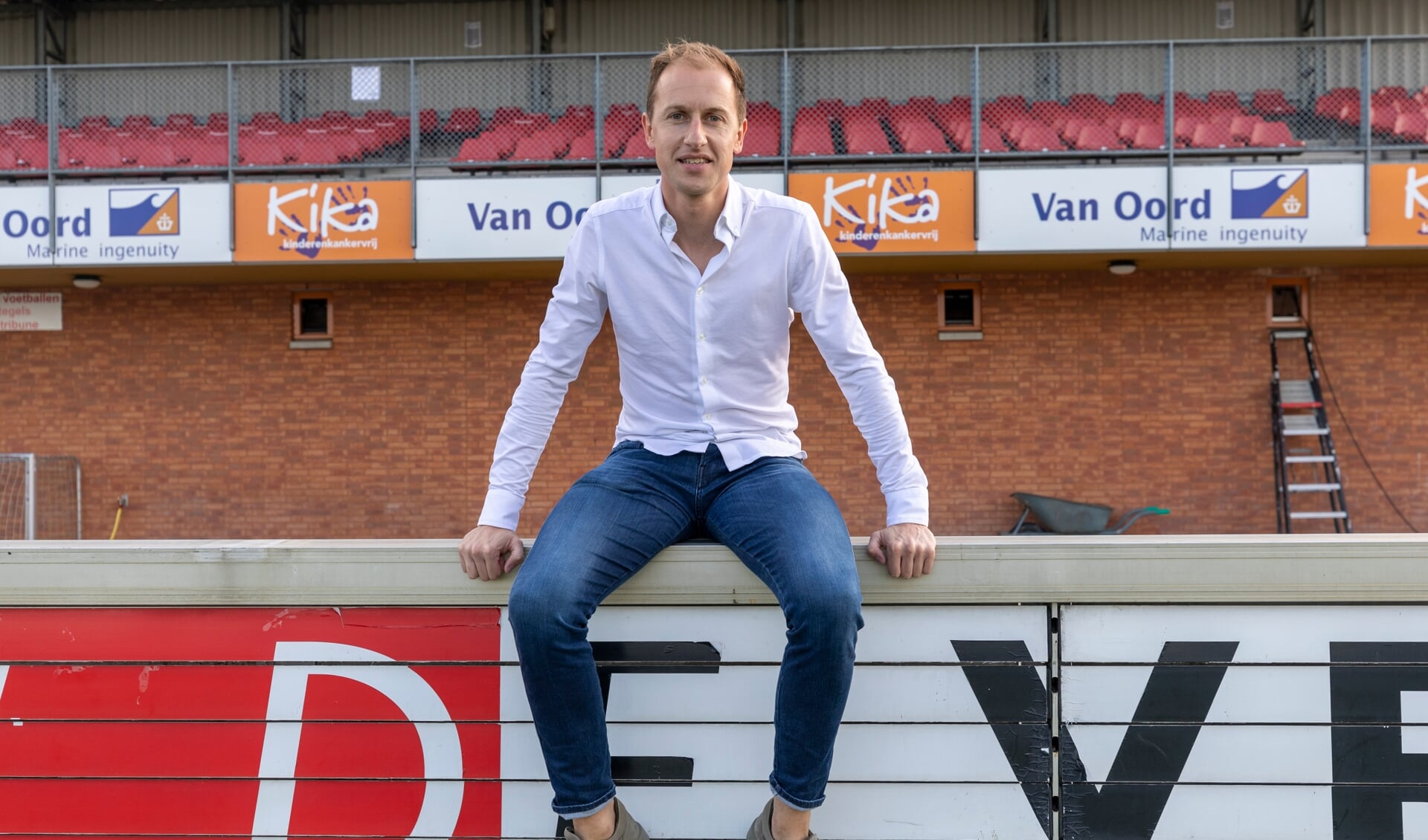 • Leon Bot op sportpark De Zwaaier in Werkendam.