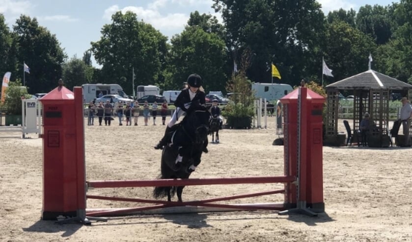 <p>Sofia van de Watering uit Capelle sleepte met shetlandpony Mufasa het kampioenschap in de wacht. <br>Foto: Sofia van de Watering </p>
