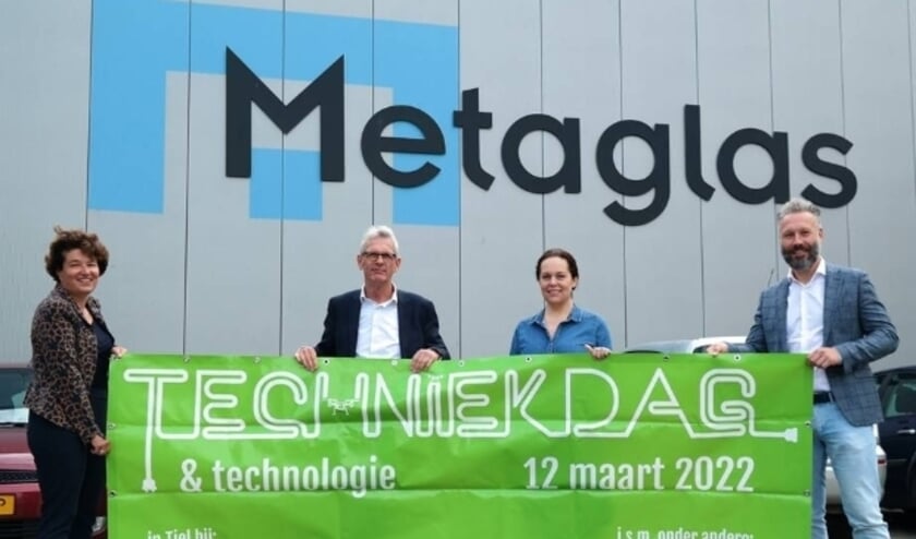 <p>Op de foto vlnr: Heske Groenendaal (algemeen directeur Metaglas), André Viets (penvoerder TechExplore24), Jeannette Verbaast (bestuurslid VNO-NCW Rivierenland) en Marcel van den Berg (Parkmanager Kellen, Latenstein, Westroijen en Medel.)</p>