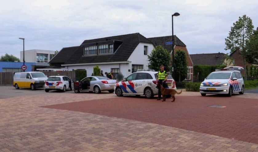 Politie massaal aanwezig in de bomenbuurt